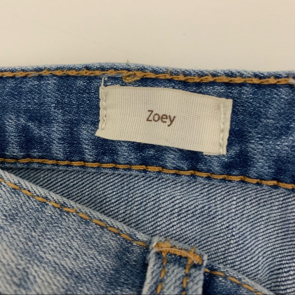 Band of Gypsies Zoey Frayed Hem Button Fly Distressed Shorts Size 25 - Picture 3 of 12